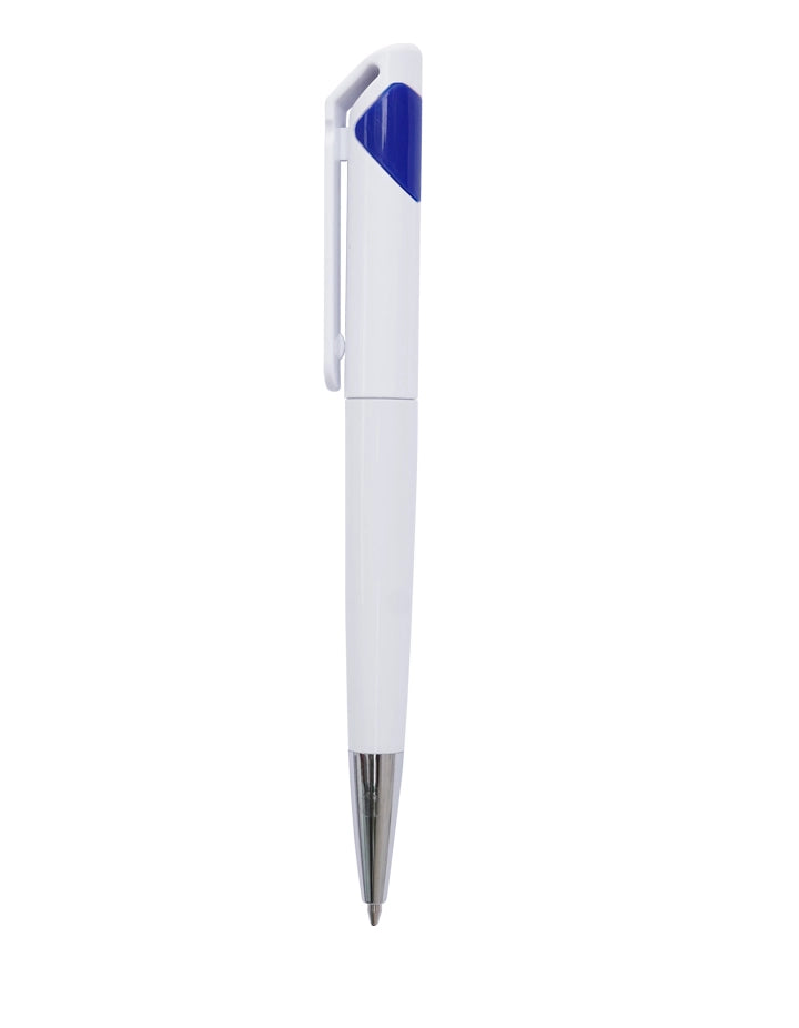 Blue Promotional Plastic Pen – Customizable – 140×13mm